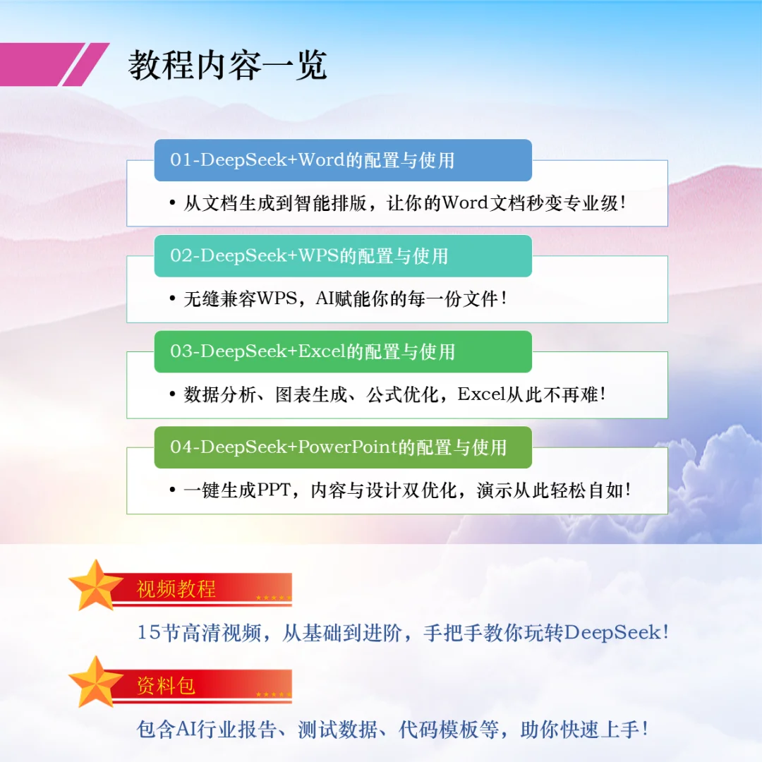 解锁办公新纪元DeepSeek+Office 智能办公