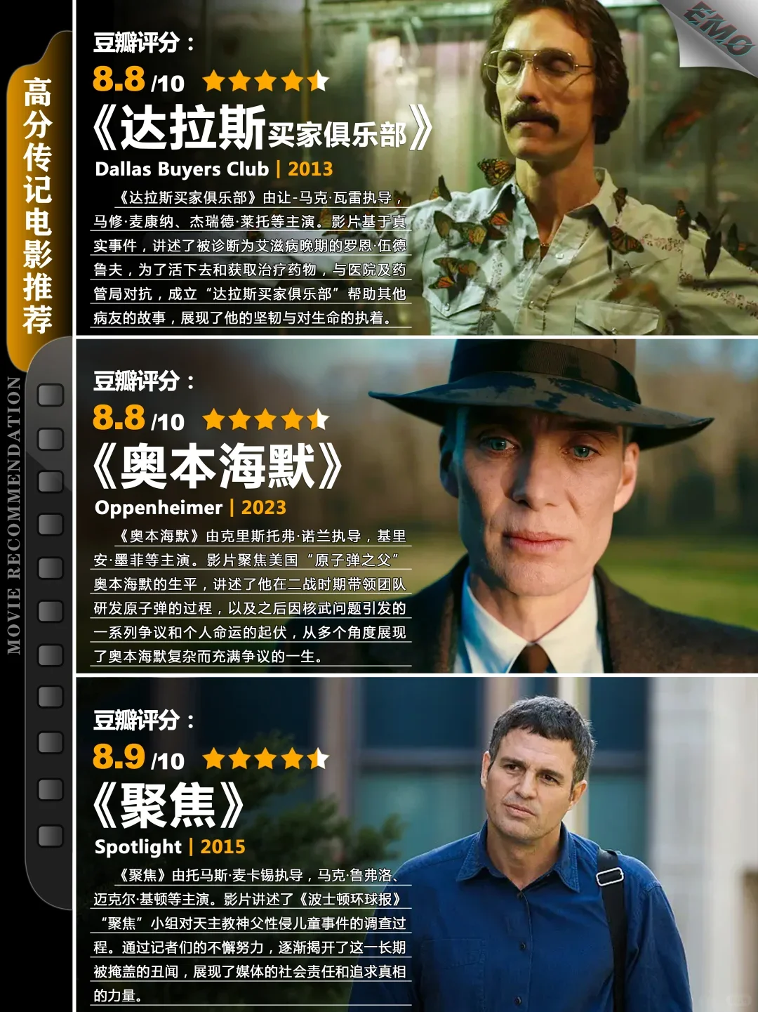 15部高分传记电影推荐：不容错过的电影推荐