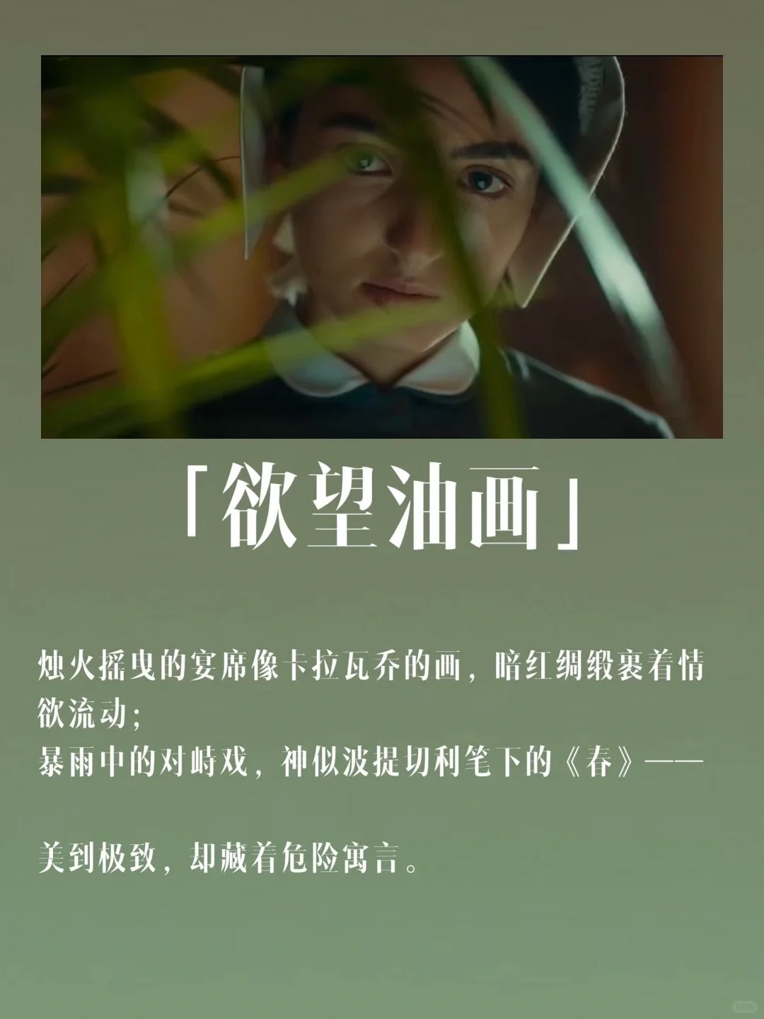 🌹疯欲癫！｜意式美学神剧，欲望拍成艺术！