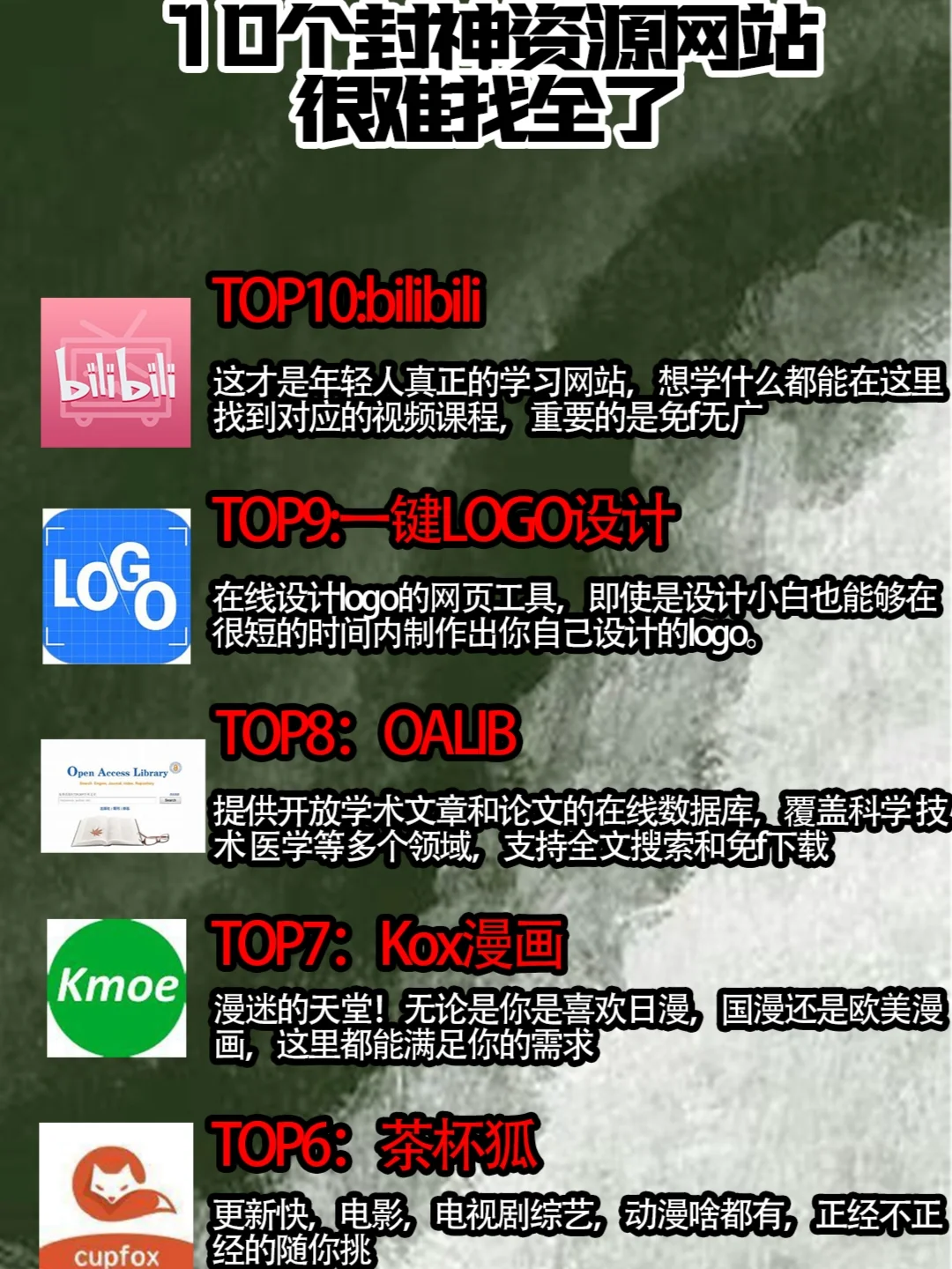 👨‍💻10个好用的资源网站！