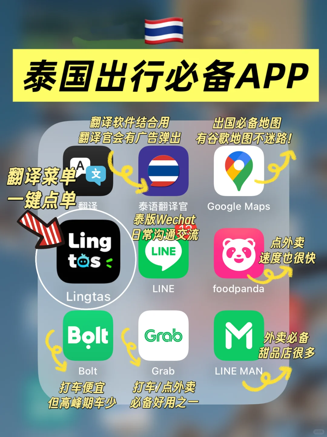 🇹🇭刚从泰国回来！这9个App缺一不可！