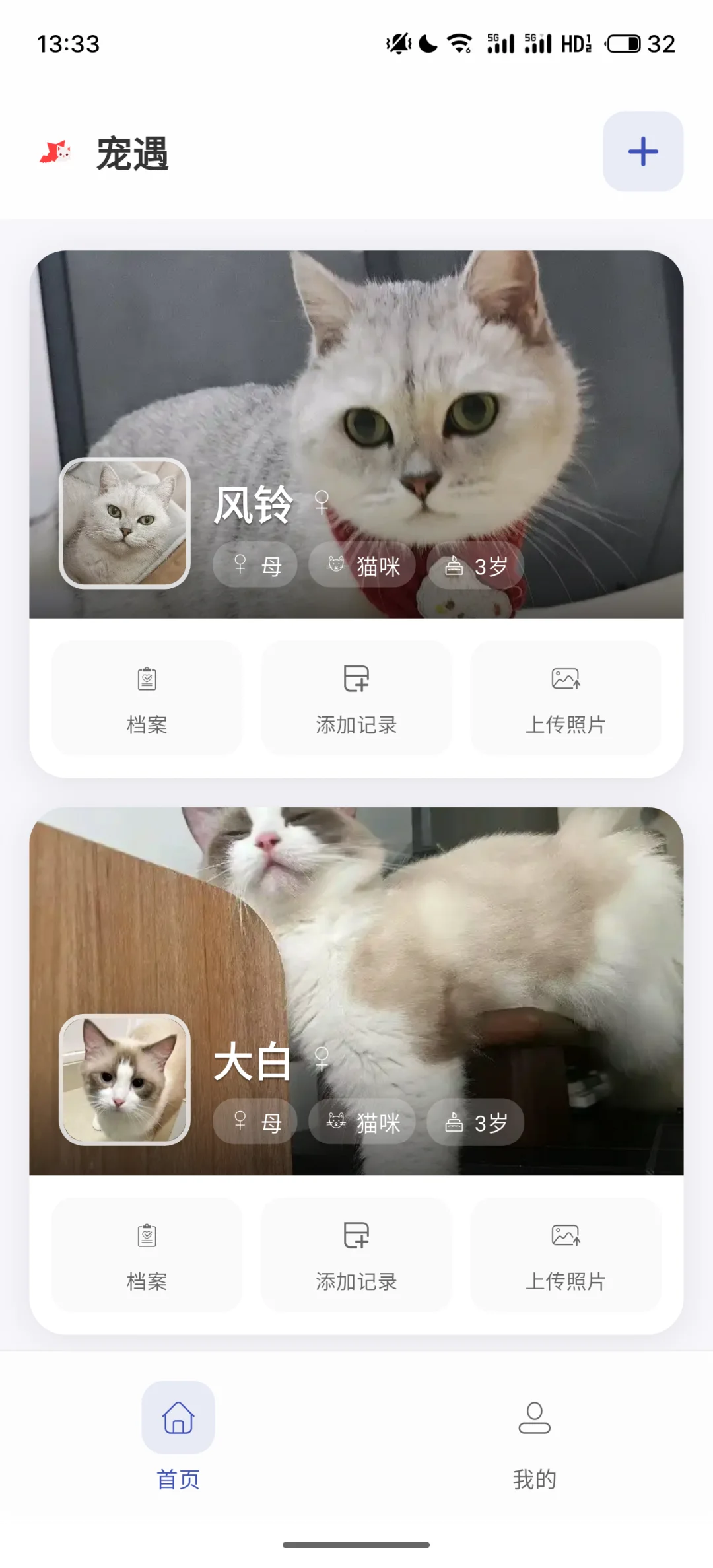 换手机之后，我自己做了一个记录宠物的APP