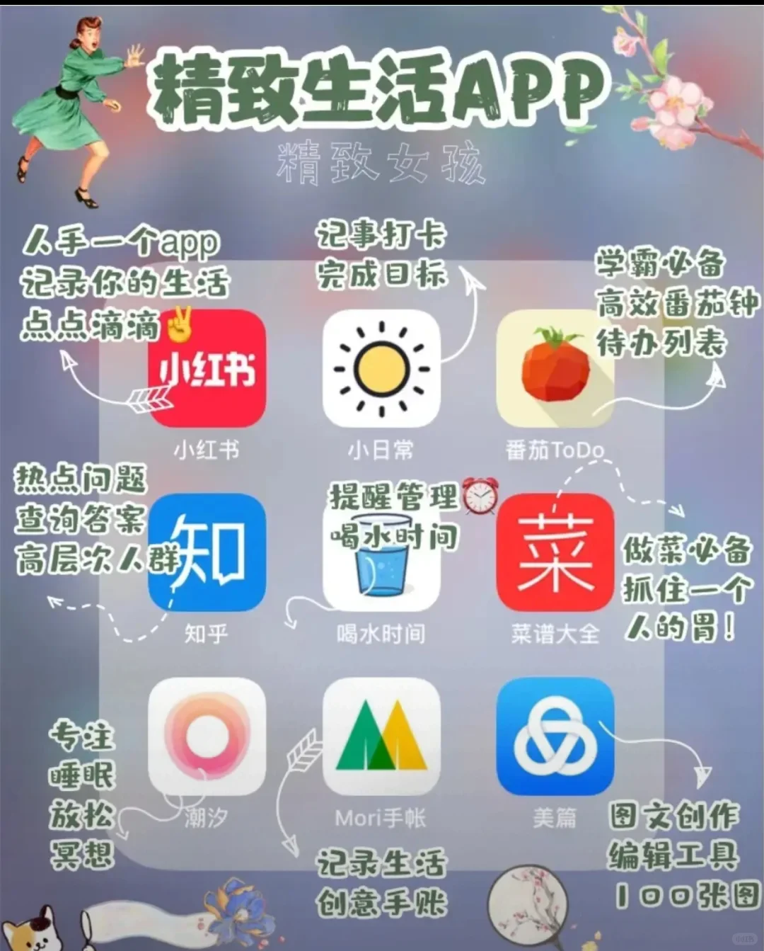 分享7大类63款精致女生宝藏app