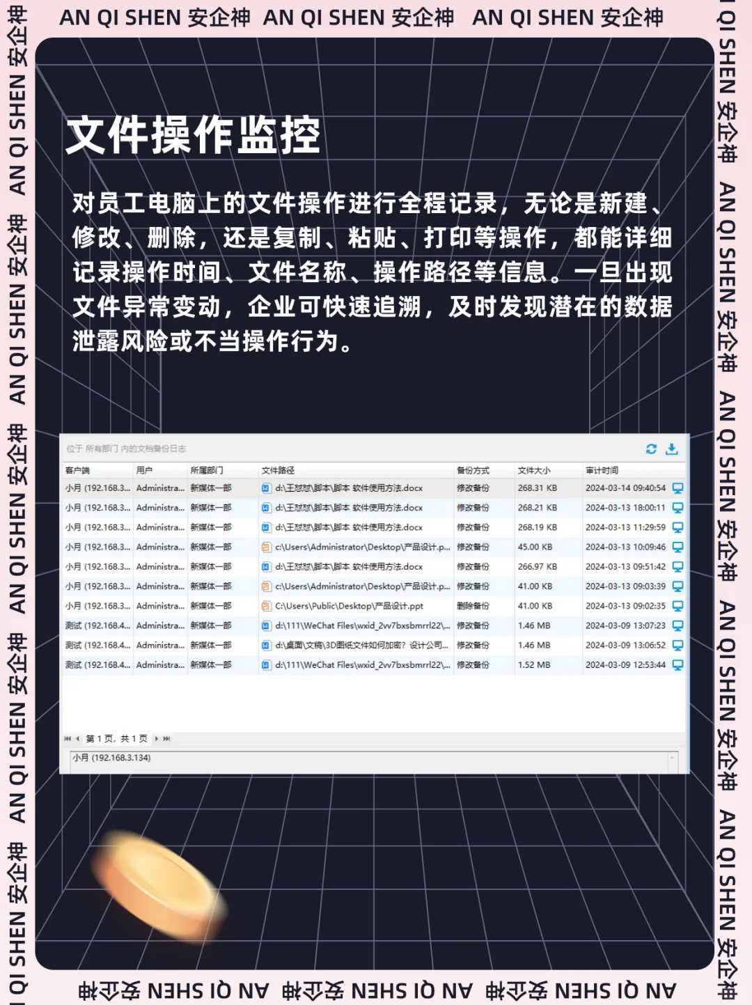 员工电脑监控软件功能介绍