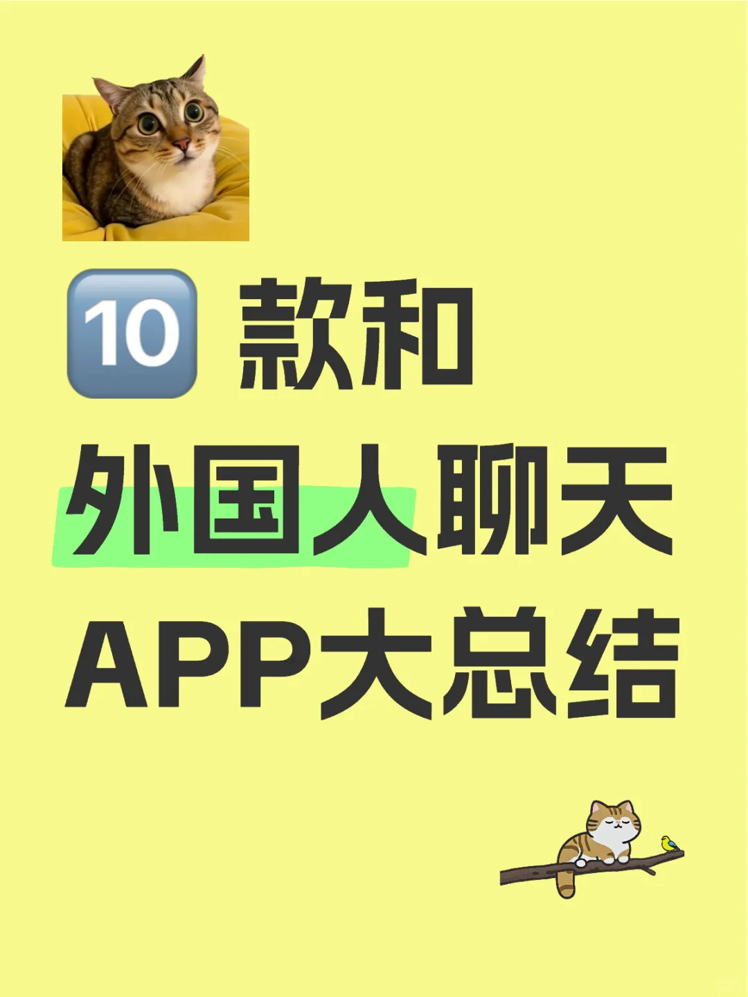 🔟 款和外国人聊天APP大总结
