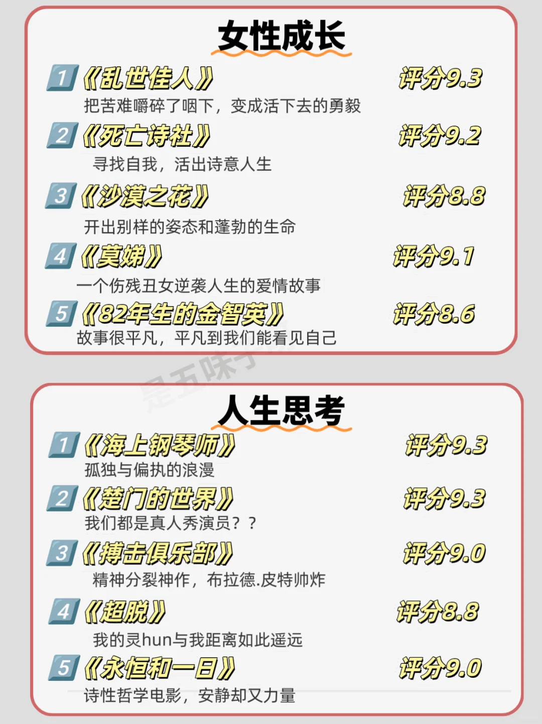 五一小长假，狂刷这50部电影