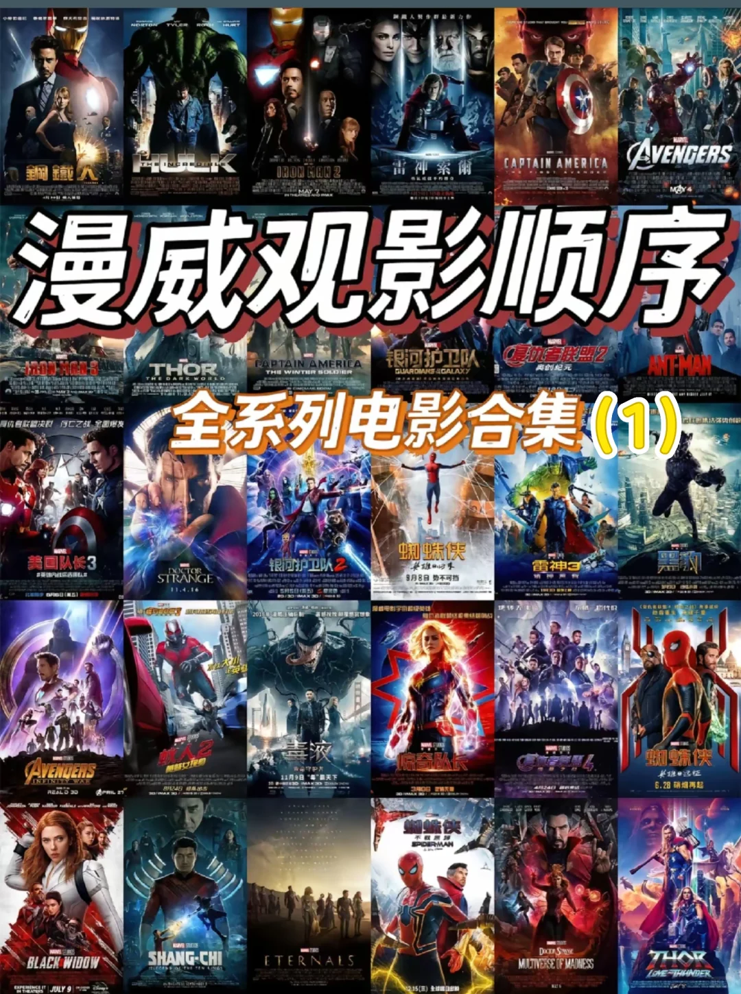 漫威电影宇宙必看指南！按这个顺序刷超上头