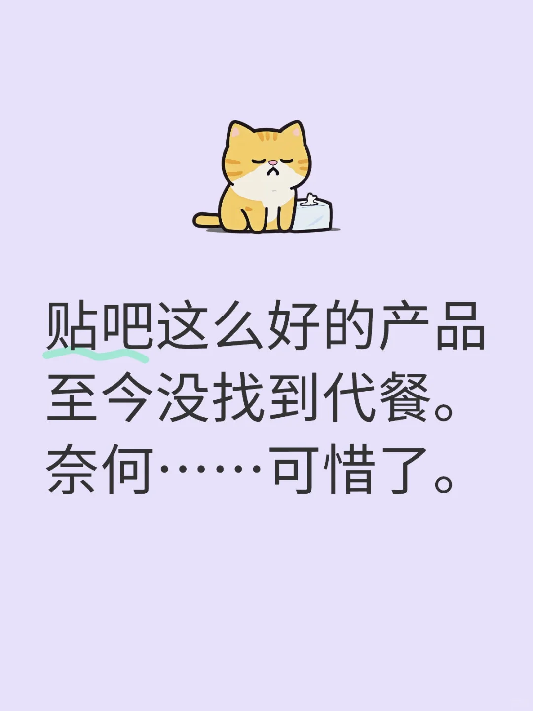 贴吧这么好的产品至今没找到代餐。