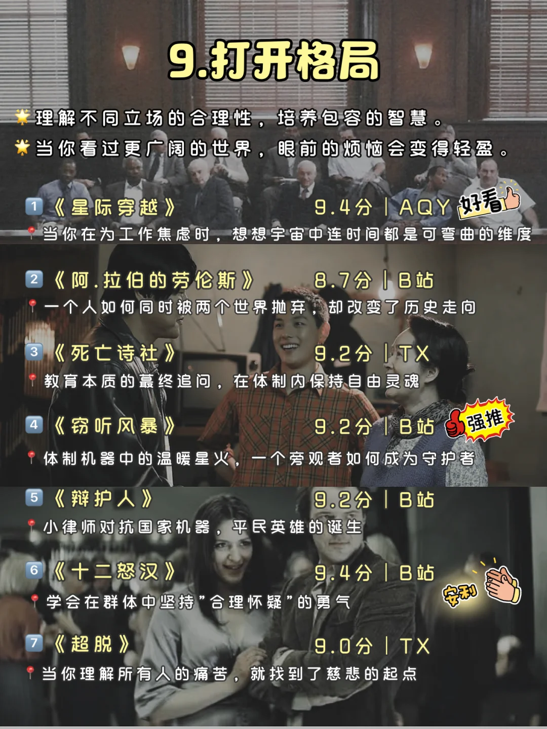 🔥五一狂刷这 70 部电影，脑子真的会变快！！