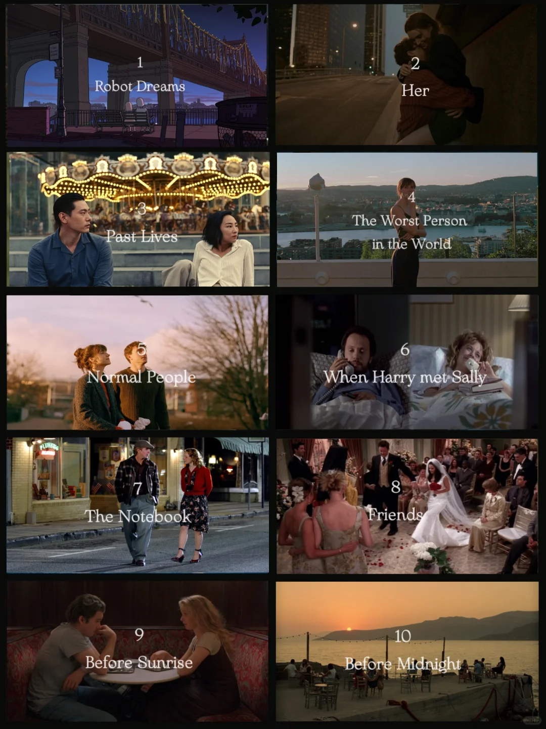 10部INFJ爱情走马灯影单