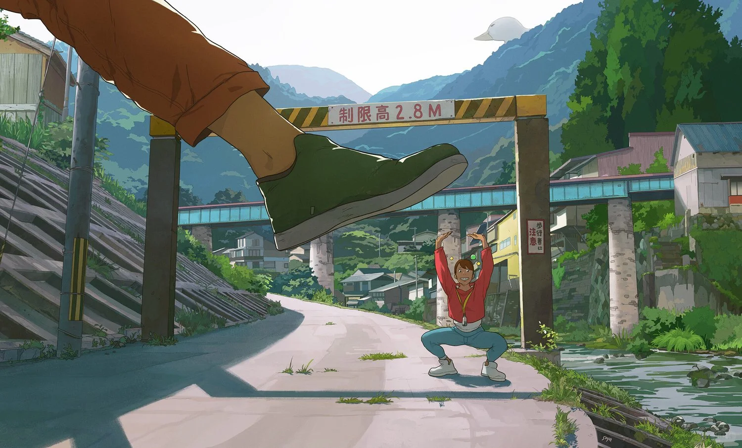 🪷电影分镜般故事感画面构图考究瑞典插画师