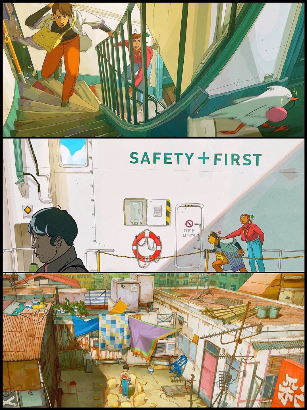 🪷电影分镜般故事感画面构图考究瑞典插画师