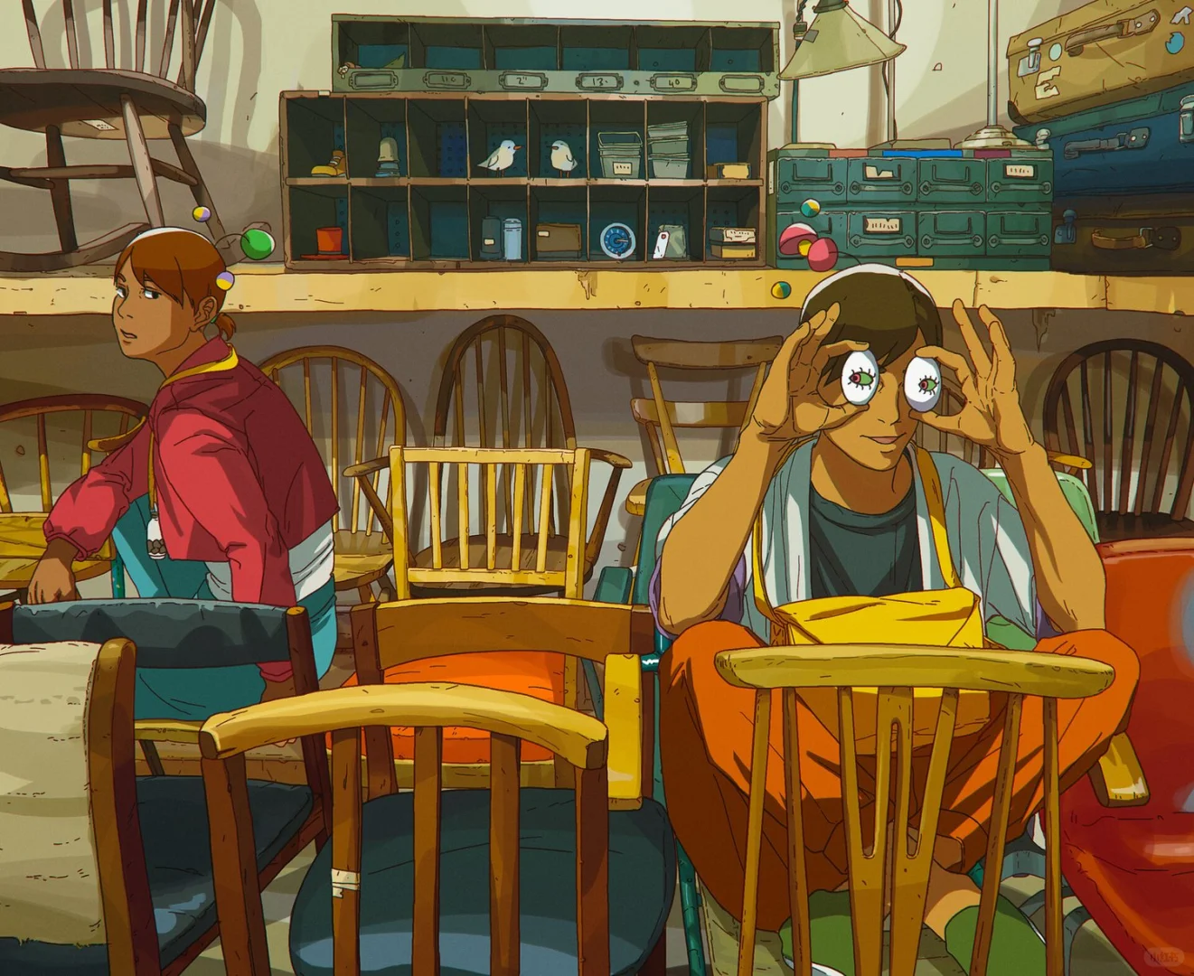 🪷电影分镜般故事感画面构图考究瑞典插画师