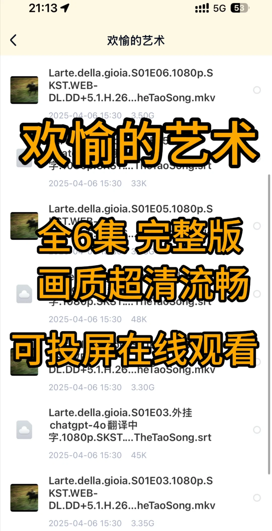 欢愉的艺术资源1-6集未删减完整版 分享