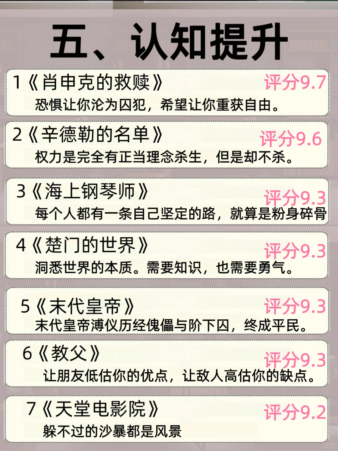 五一小长假,狂刷这35部电影 🎬