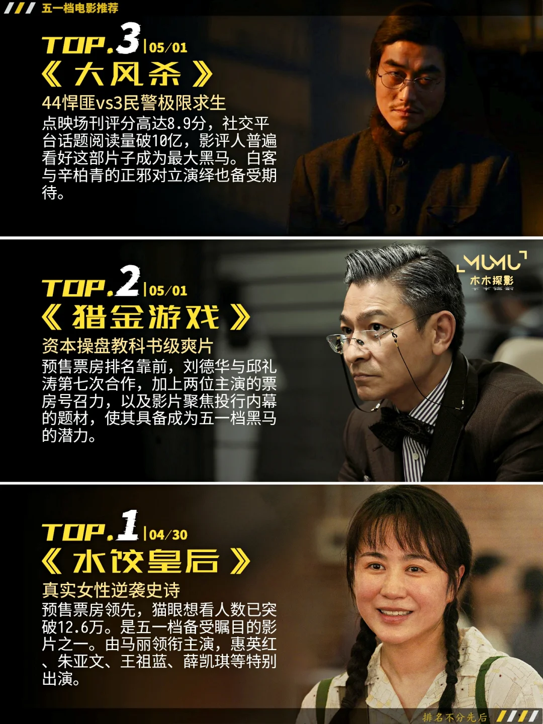 🎬 2025五一档观影指南｜