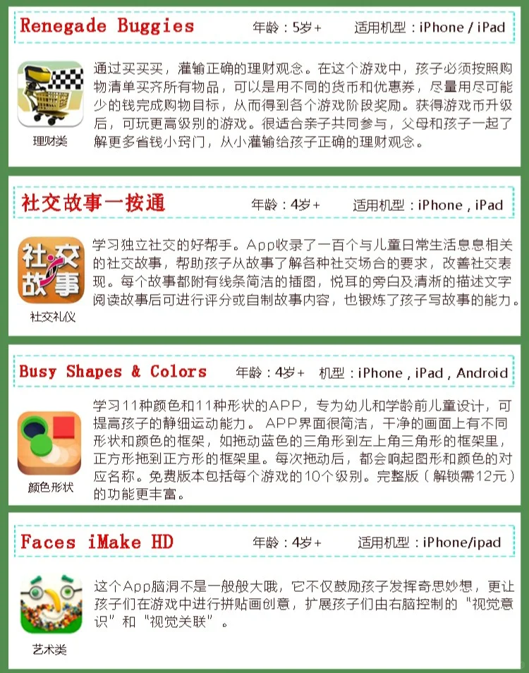 👍速度！小学霸都在用的40个app(2岁+)