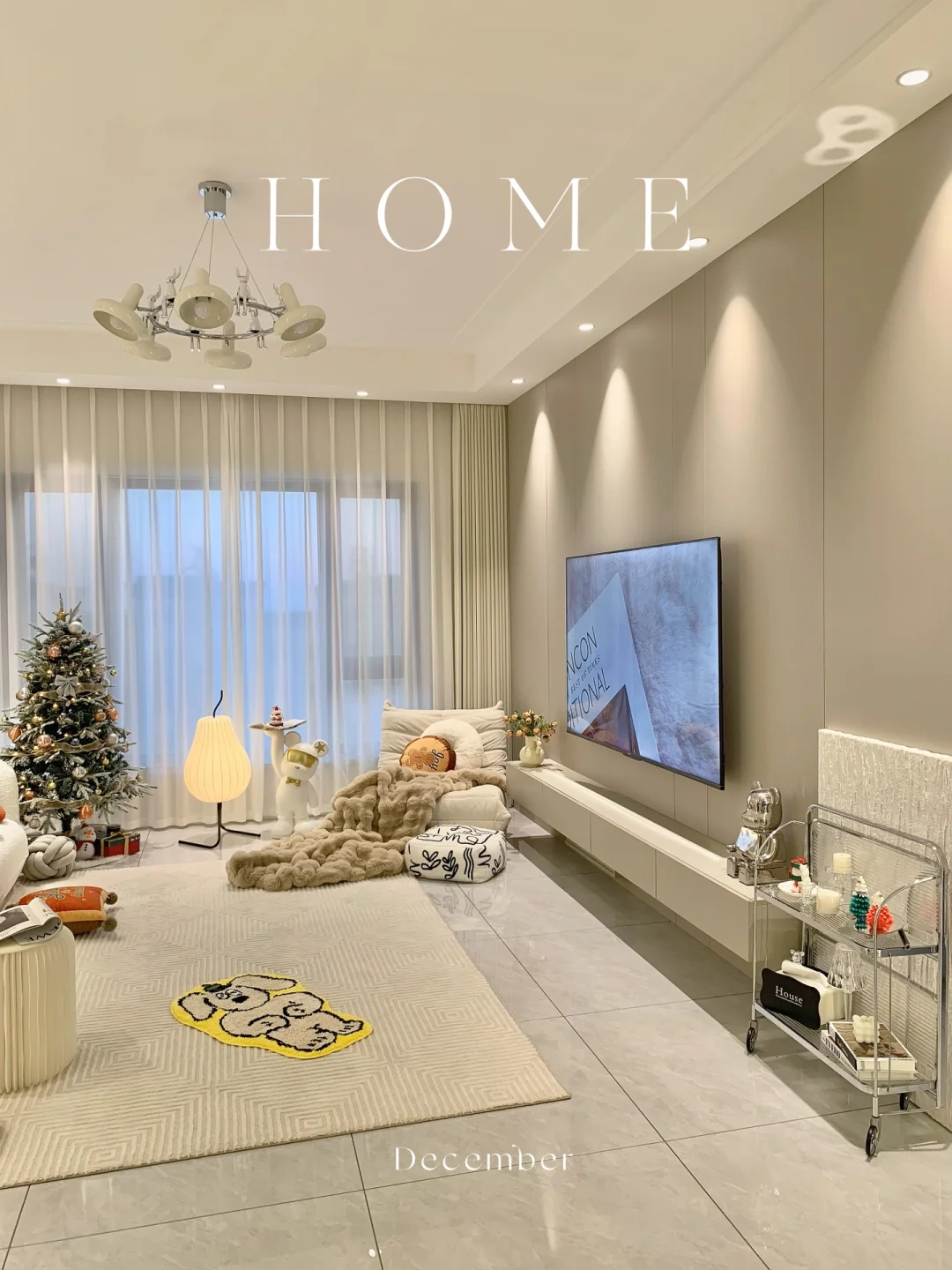 网友说，我家电视墙 美到她的心巴上 🔗附详