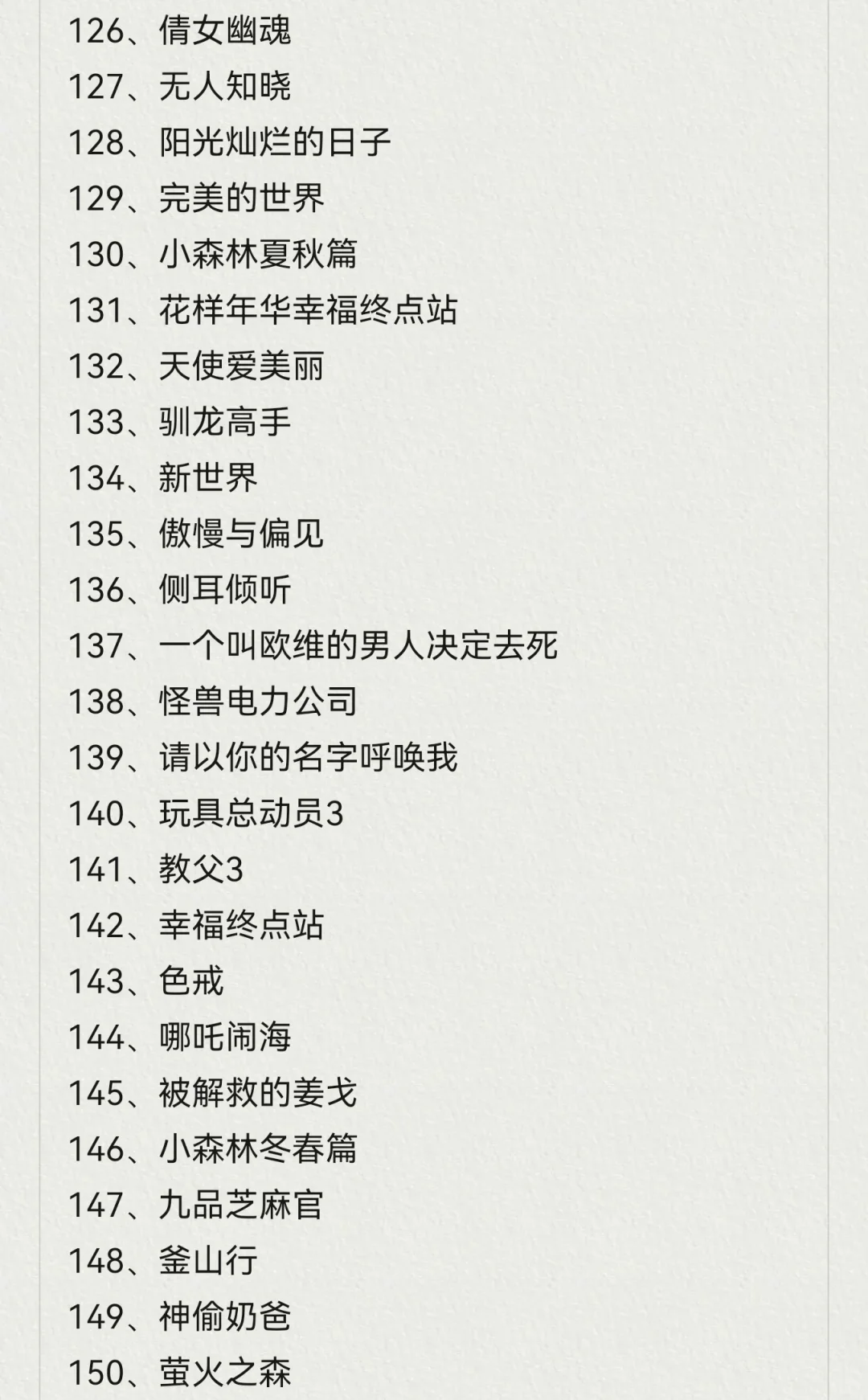 🎬25年豆瓣电影TOP250最新最全榜单✅