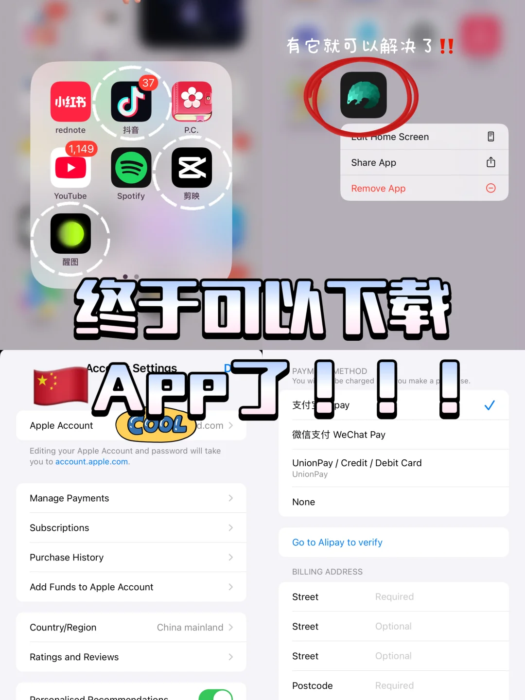 🇲🇾我终于成功下载🇨🇳APP了 😭😭