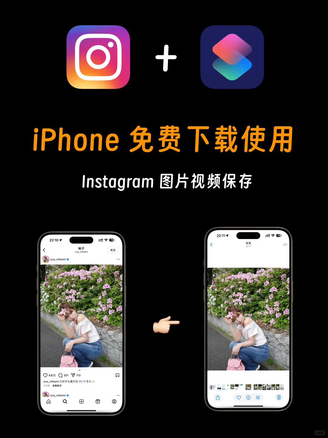ins图片视频保存，iphone专属安卓免谈