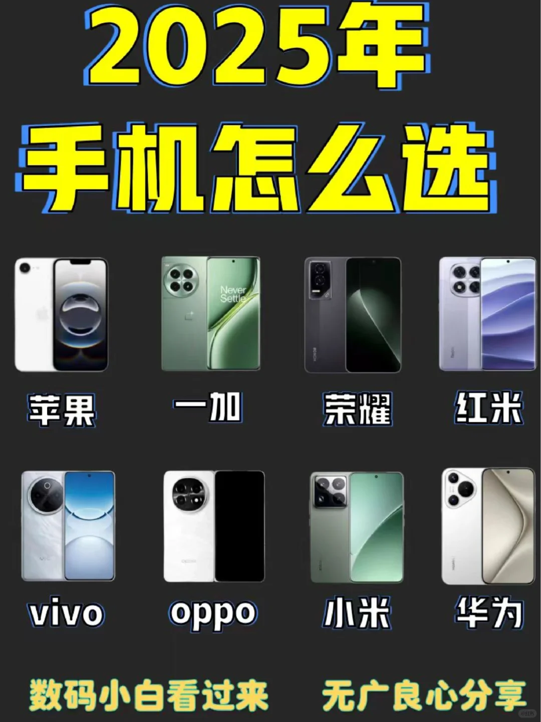 数码小白们你知道怎么买适合自己的手机吗？