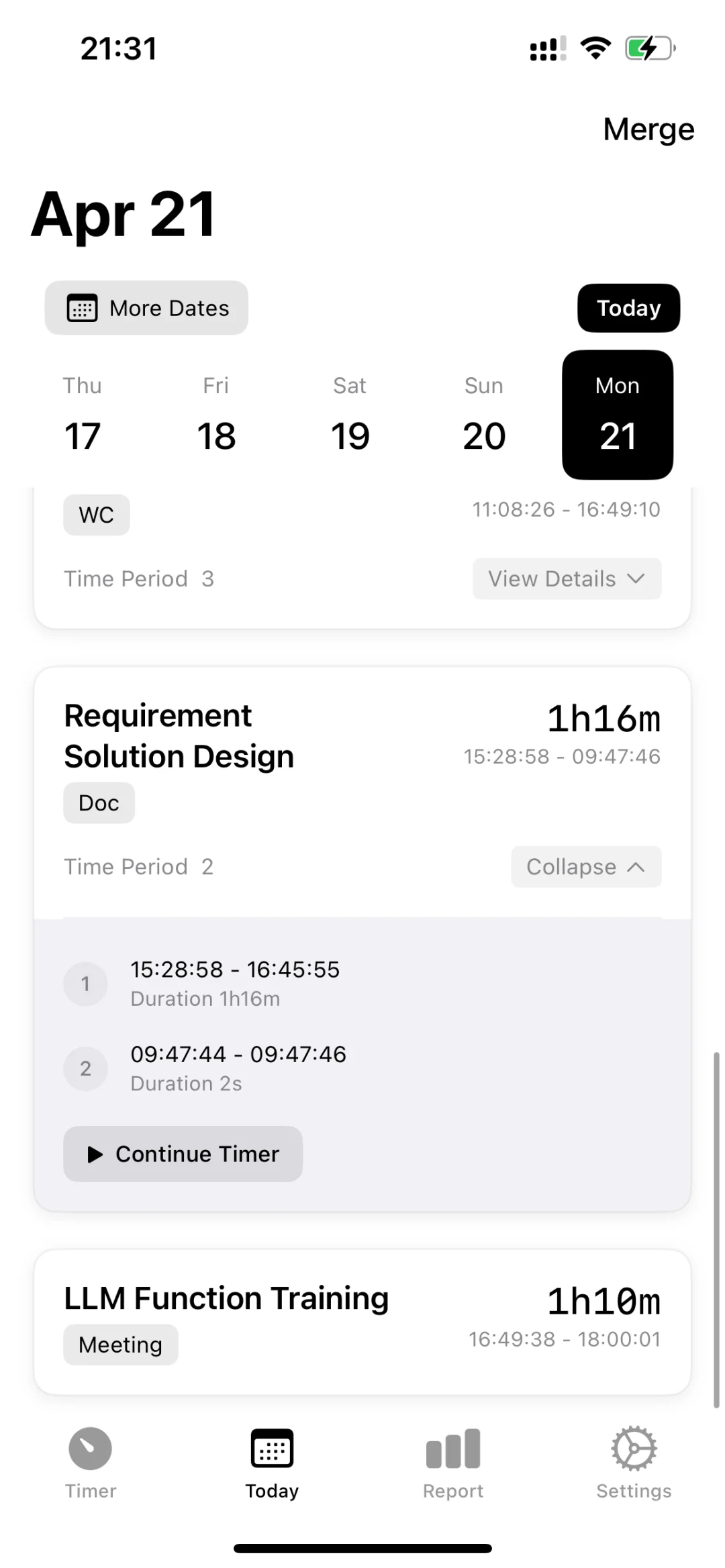 时间记录App「8小时记」更新了！打工人看过来