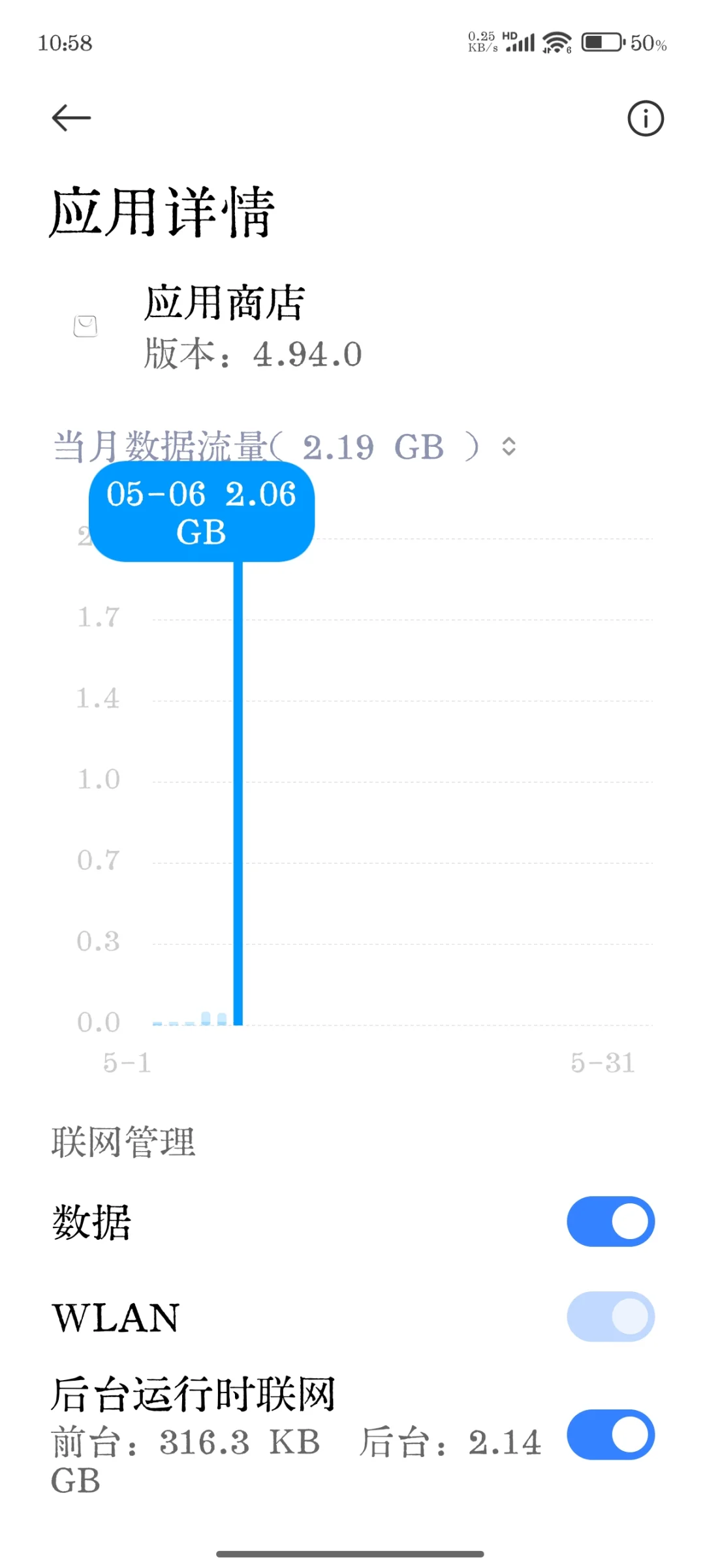 半夜应用商店用我流量更新软件