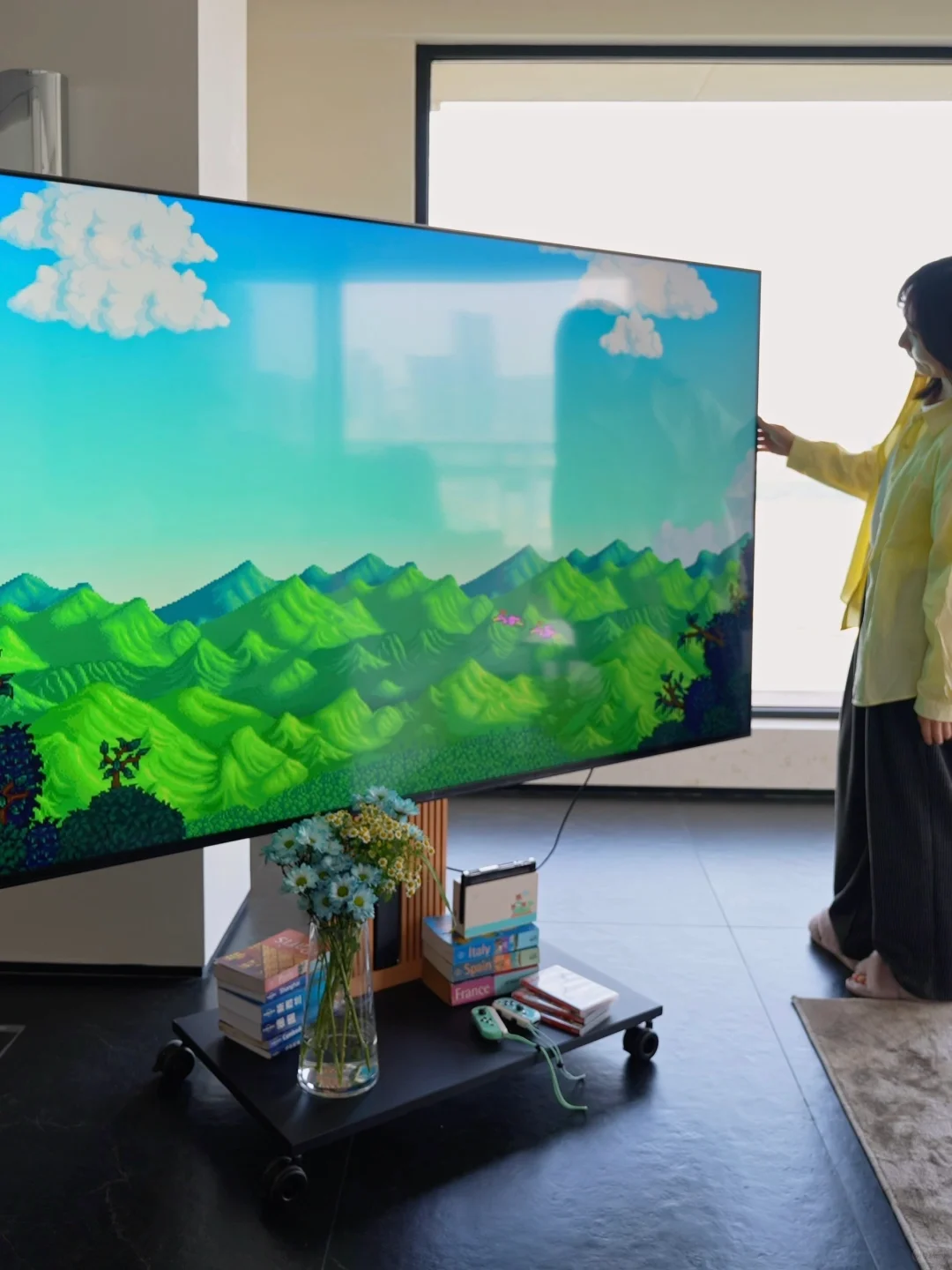 At Home｜在没有「客厅」的家和小狗玩星露谷