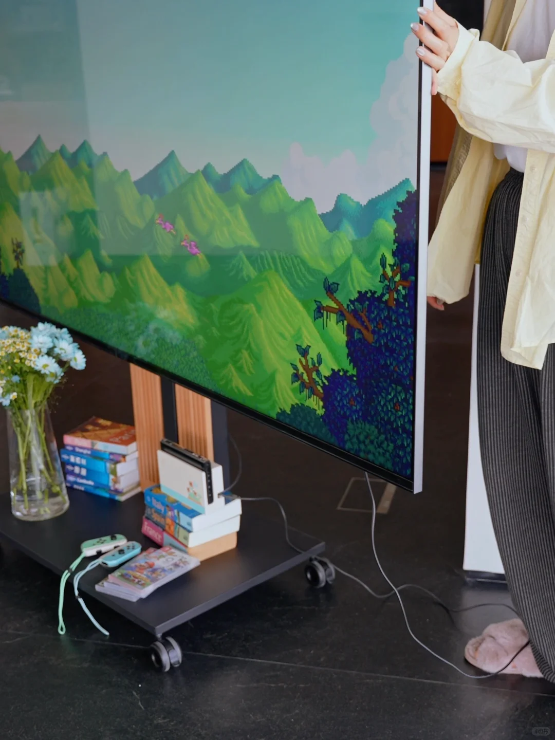 At Home｜在没有「客厅」的家和小狗玩星露谷