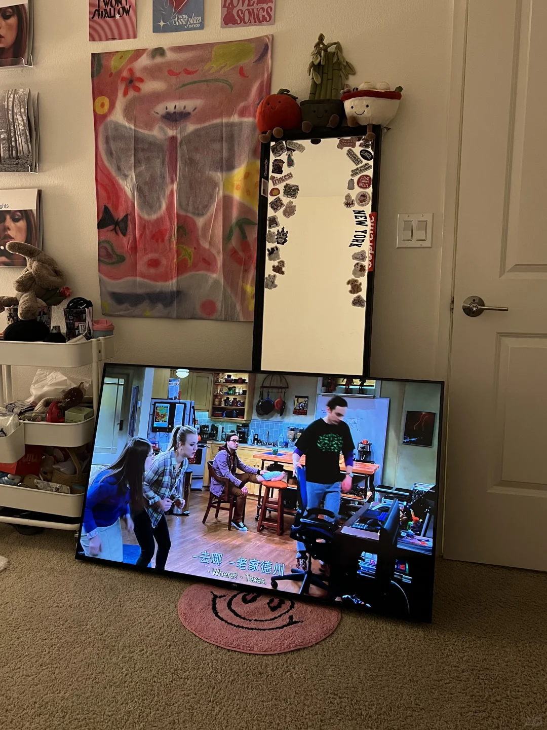 当留子有了电视之后..📺