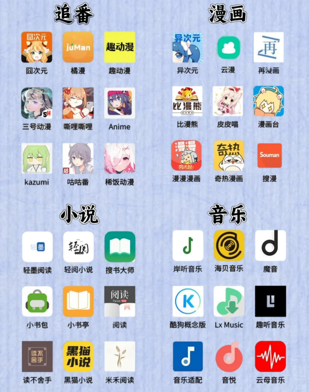 音乐控 + 漫画党看！一推免费 APP 封神了