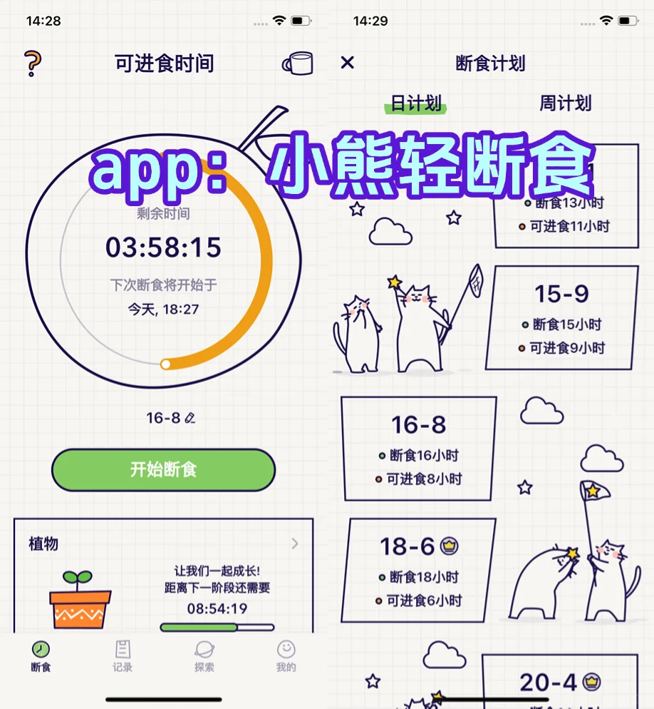 推荐三款iOS轻断食app，免费16＋8