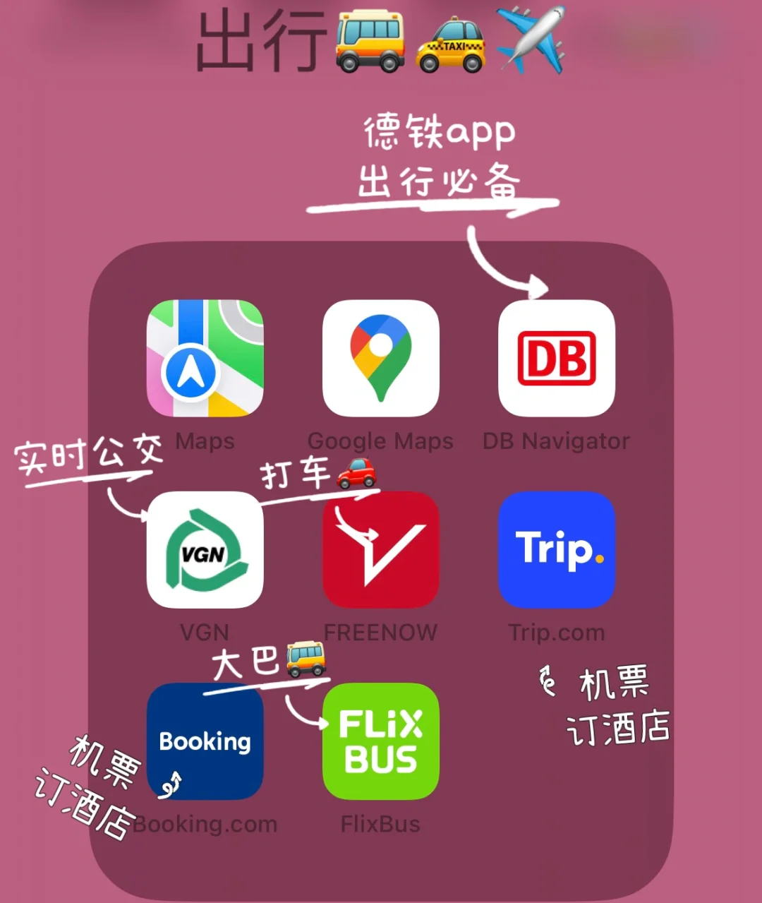 🇩🇪德国新手村实用好用app（极简版已分类