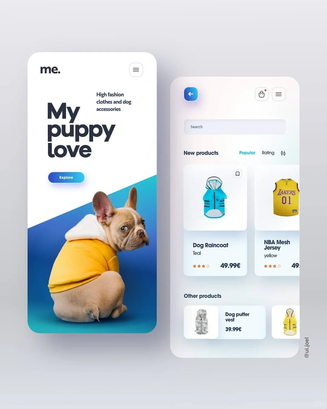 今日份灵感｜APP界面