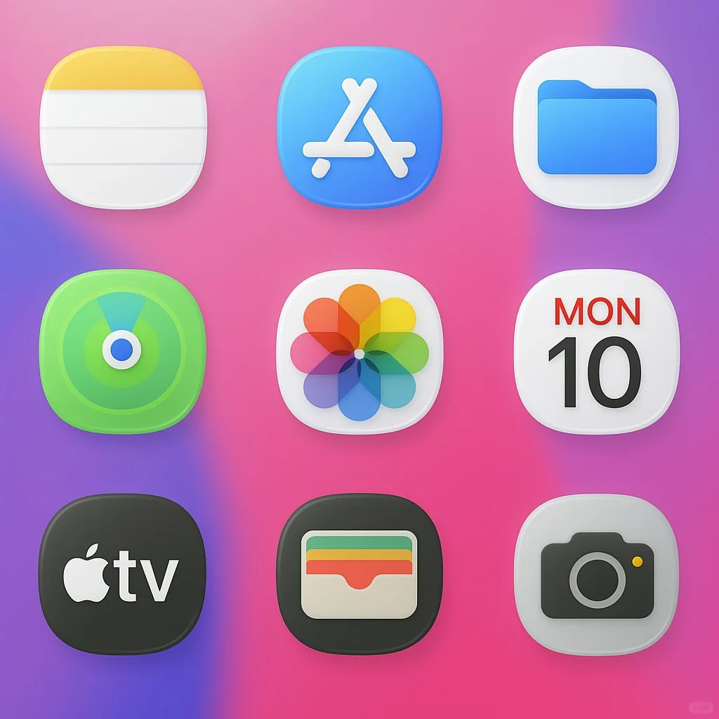 iOS 19 图标概念图