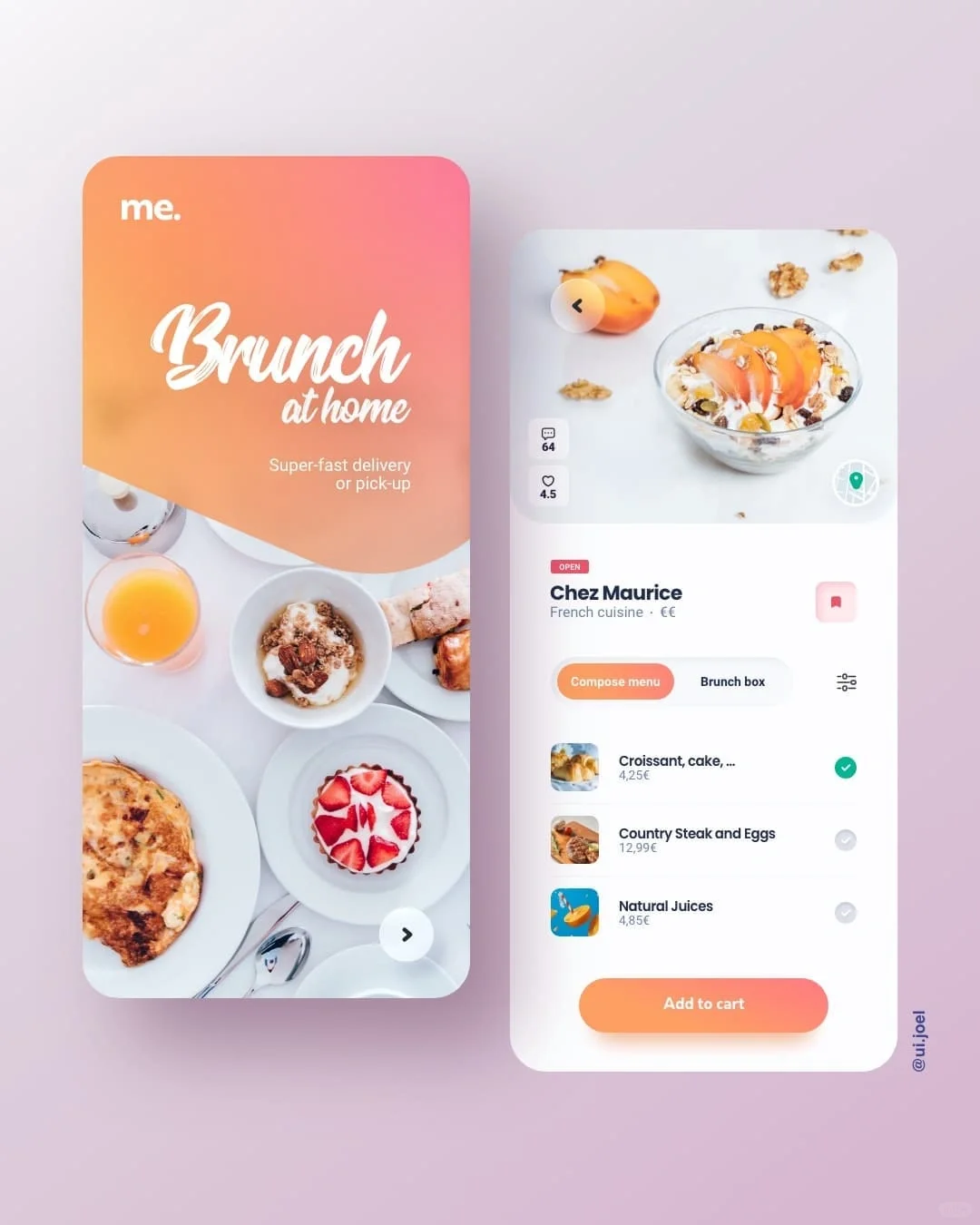 今日份灵感｜APP界面
