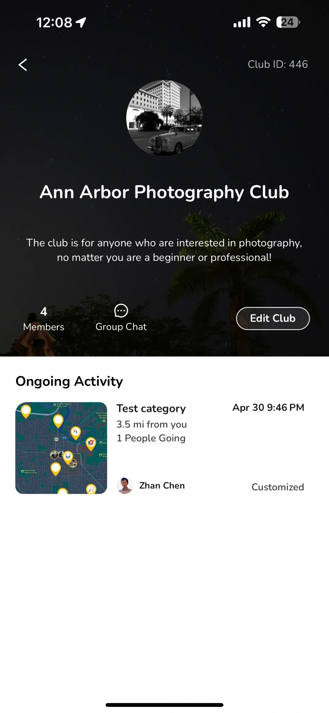 我和几个同学在北美做了一个社交软件