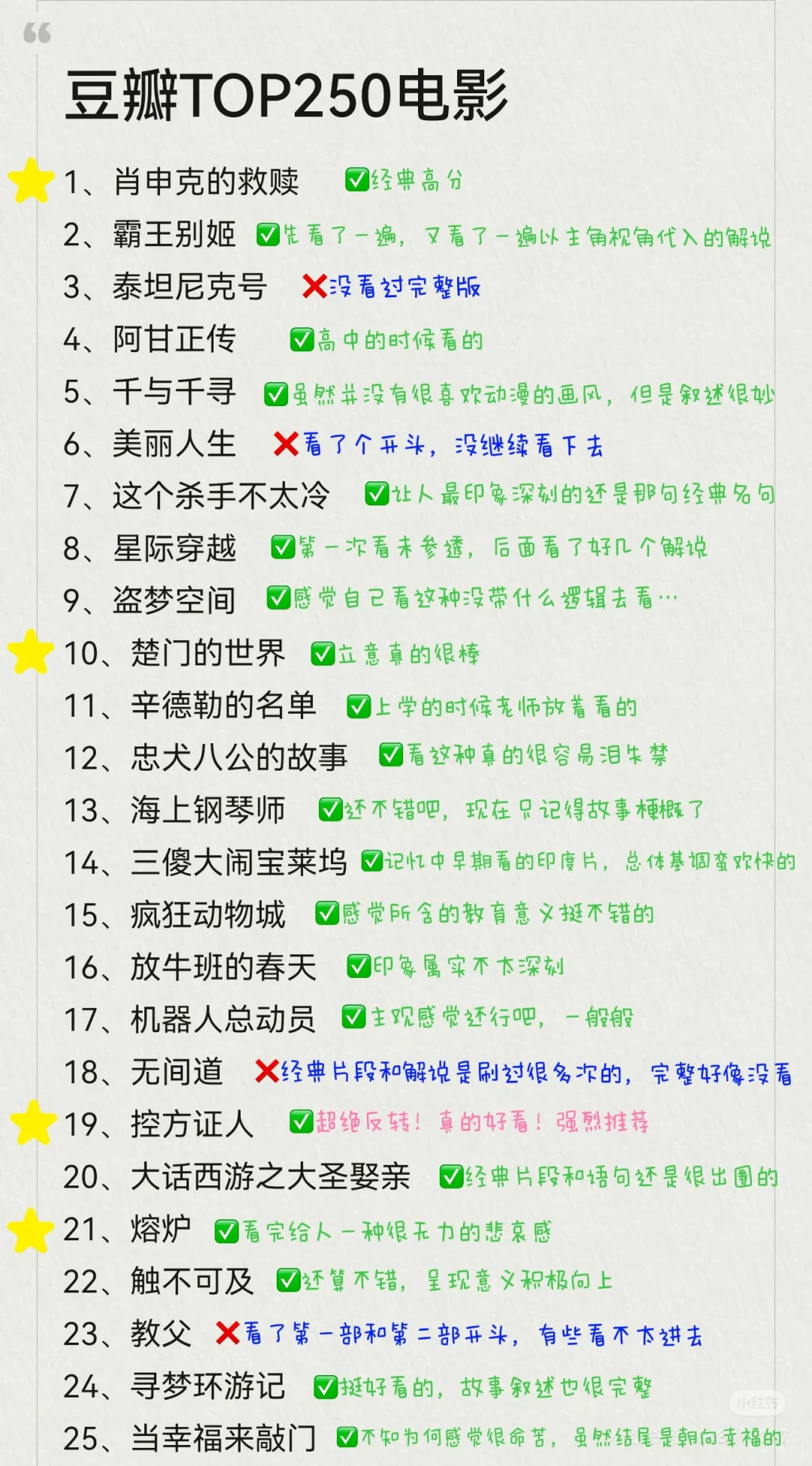 超流水账式电影推荐