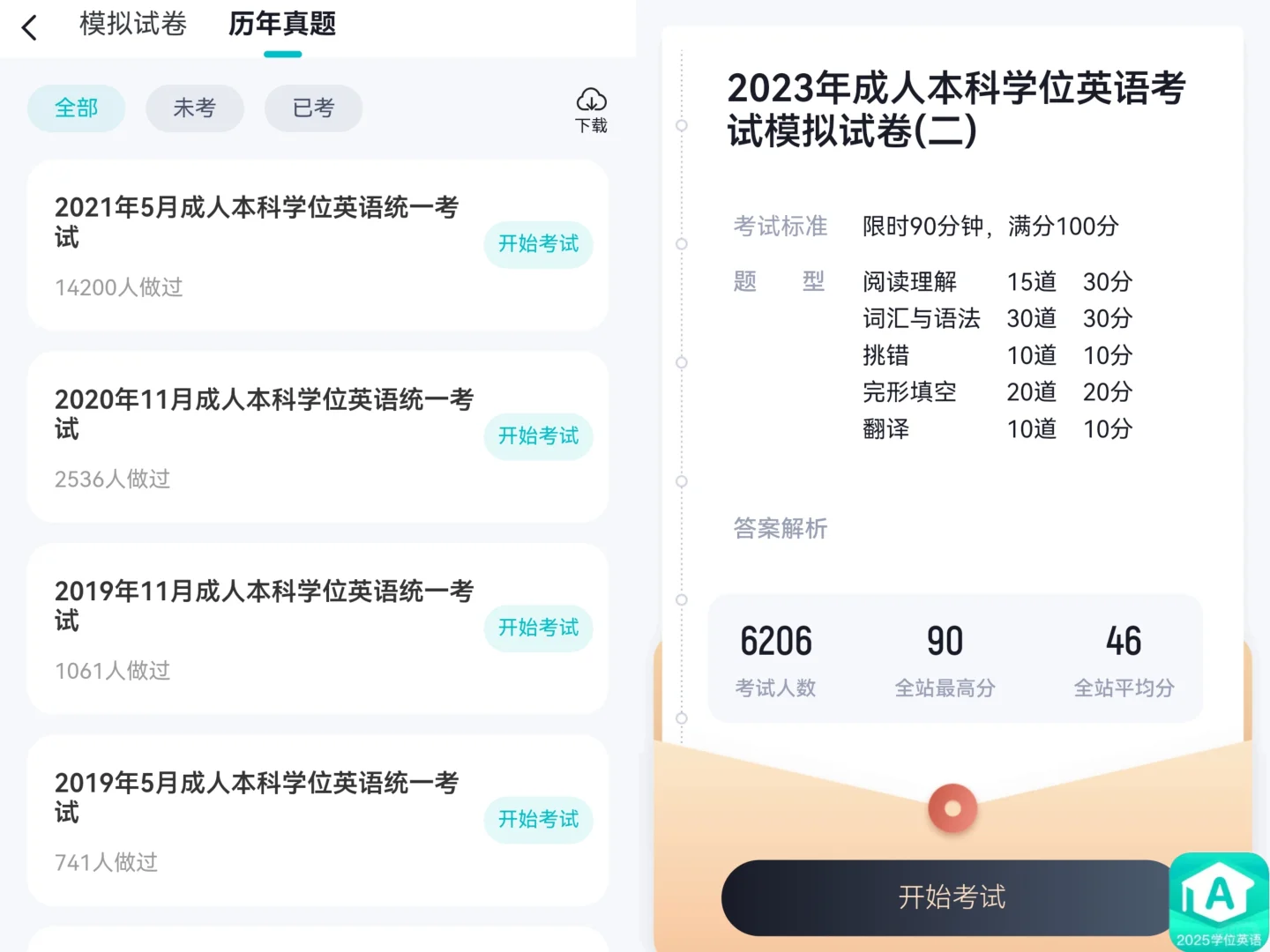 3款学位英语题库深度测评，看完再选不