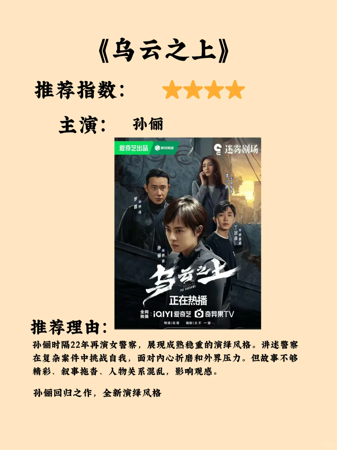 2025年10部犯罪悬疑剧,部部高能!