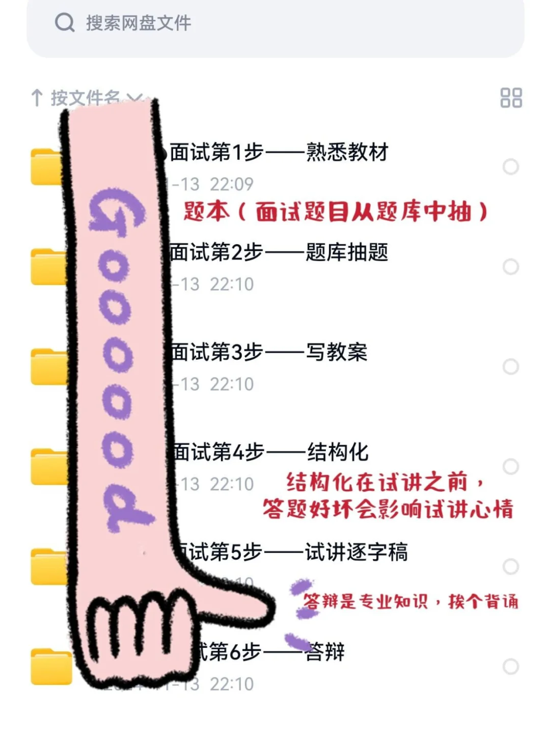 小学心理教资面试，就背这个模板，真题会从