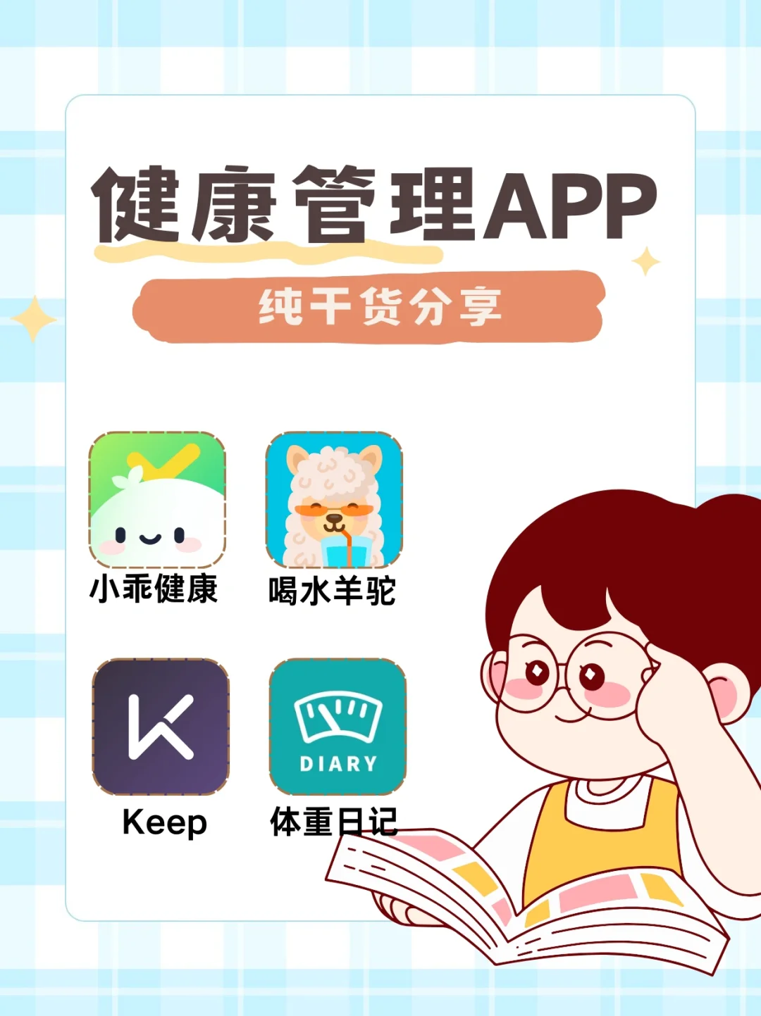 🌟4款健康管理App测评，吃喝动全搞定！