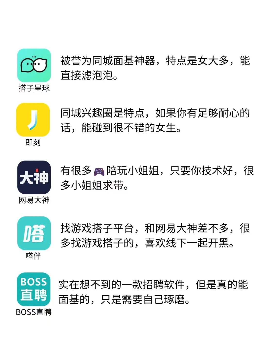 海王都替你们都试过了哪一款交友软件更适合