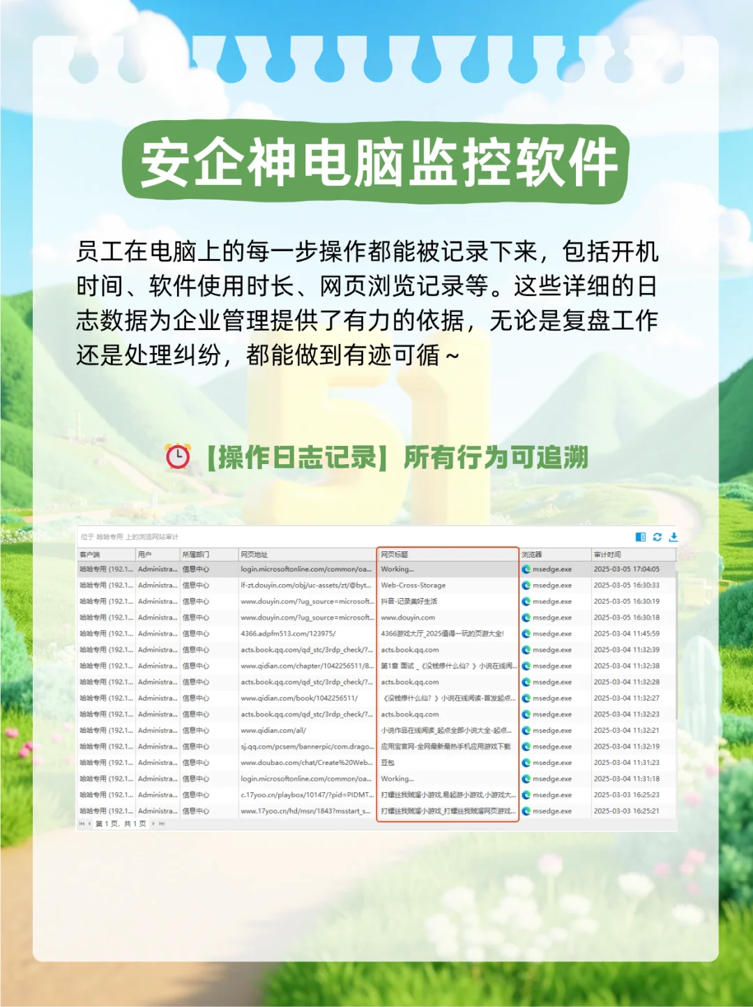 企业管理神器：安企神电脑监控软件