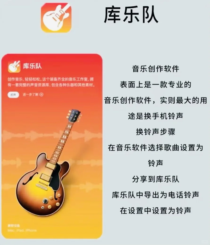 📱苹果自带软件，千万别删除📣