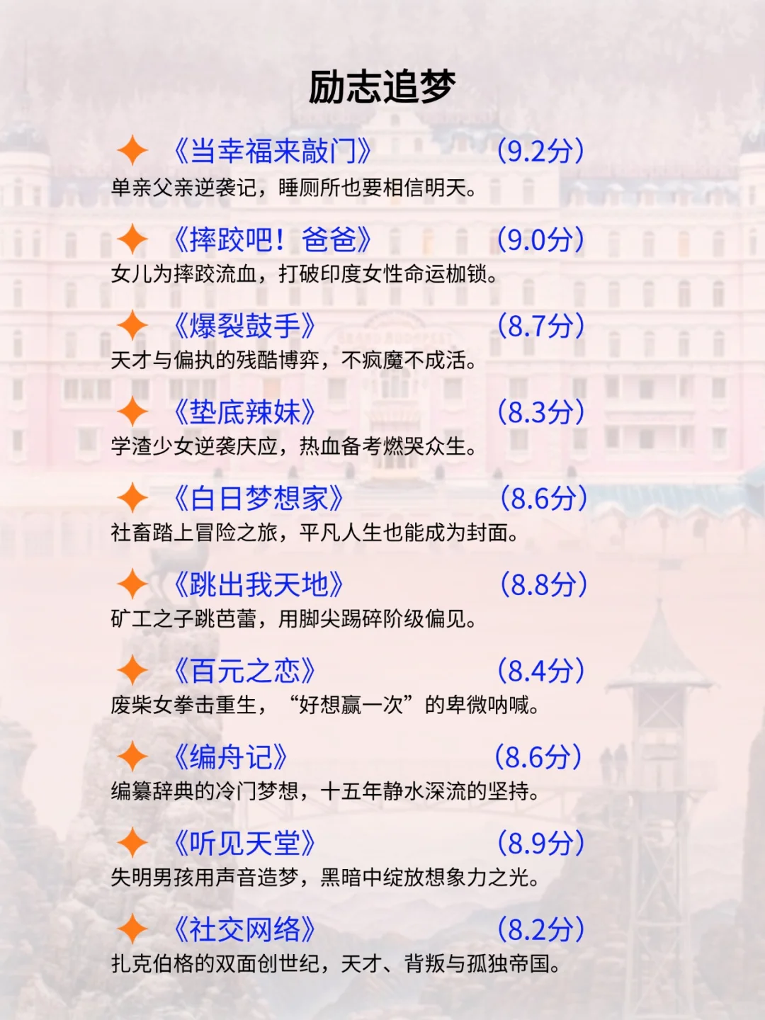 🎬50 部高分电影，让你悄悄变厉害