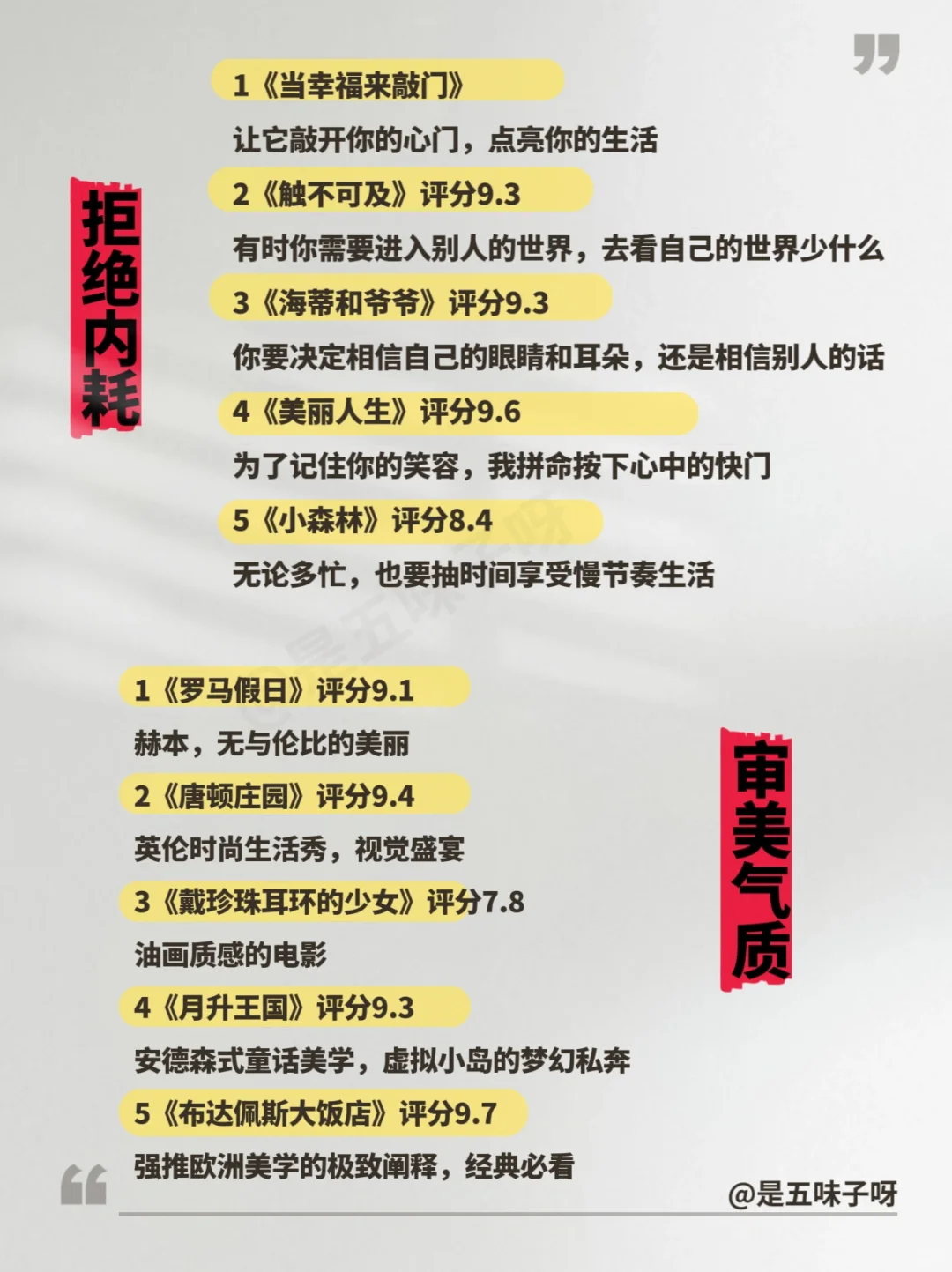 实在不敢想象，狂刷这50部电影，格局有多炸裂