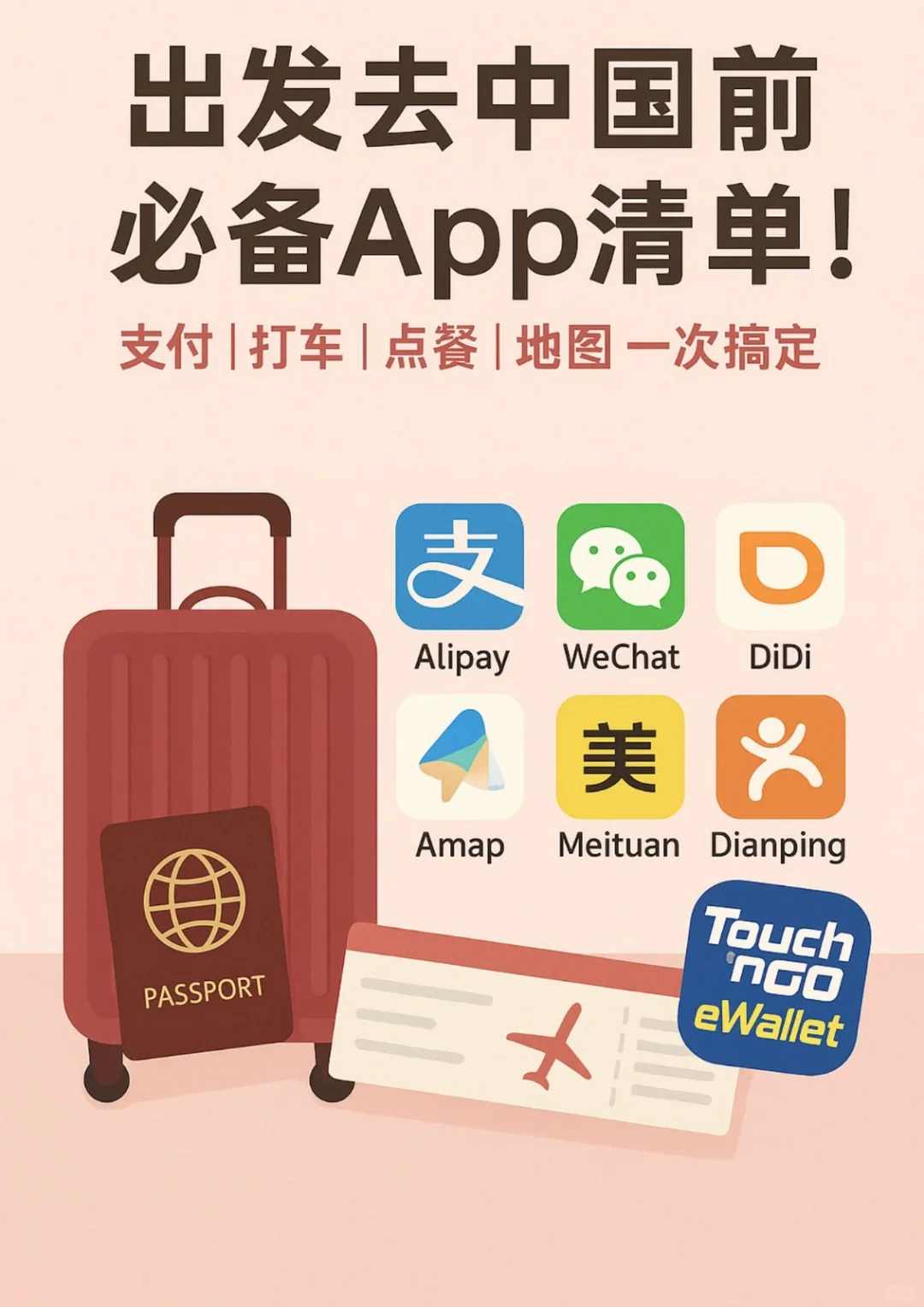 🇨🇳出发去中国必备APP(🇲🇾🇸🇬)