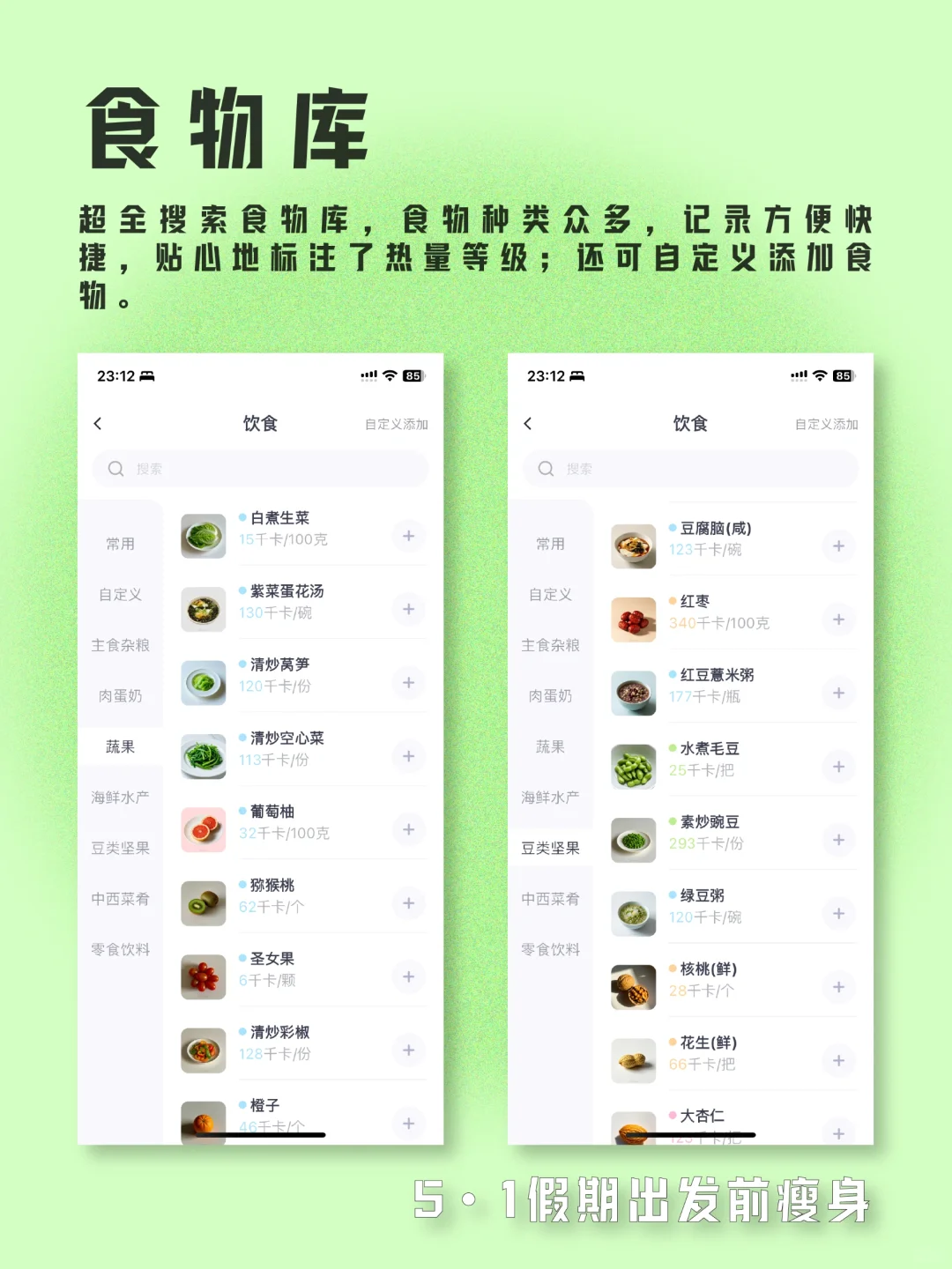 5.1假期出发前瘦身!靠这个轻断食APP
